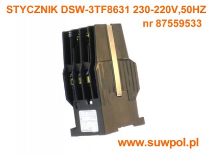 Stycznik  DSW-3TF8631 230-220V, 50HZ (87559533)