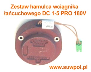 Zestaw hamulca wciągnika łańcuchowego DC 1-5 PRO 180V (elektrohamulec)